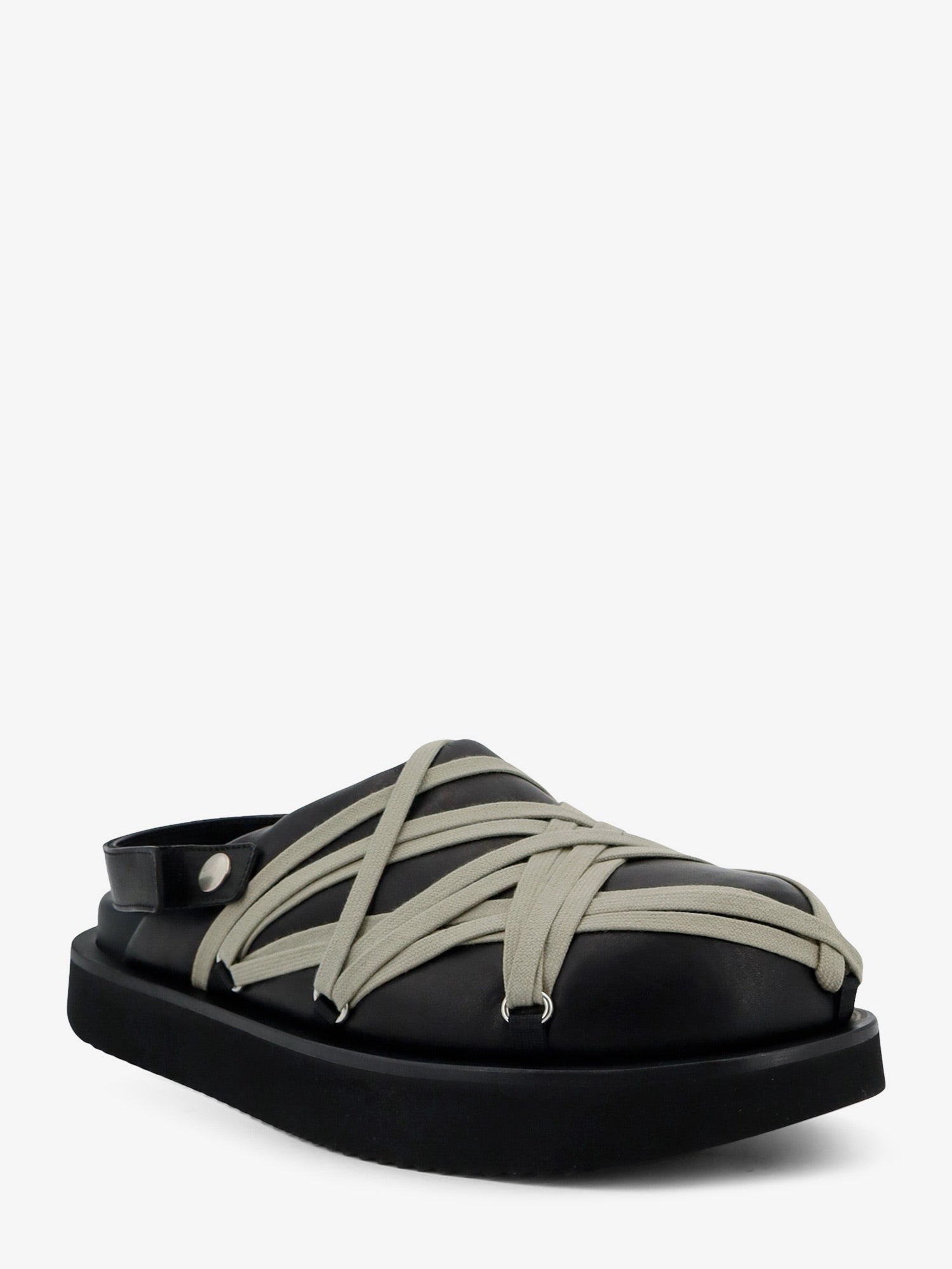 RICK OWENS - Megalace leather sandals