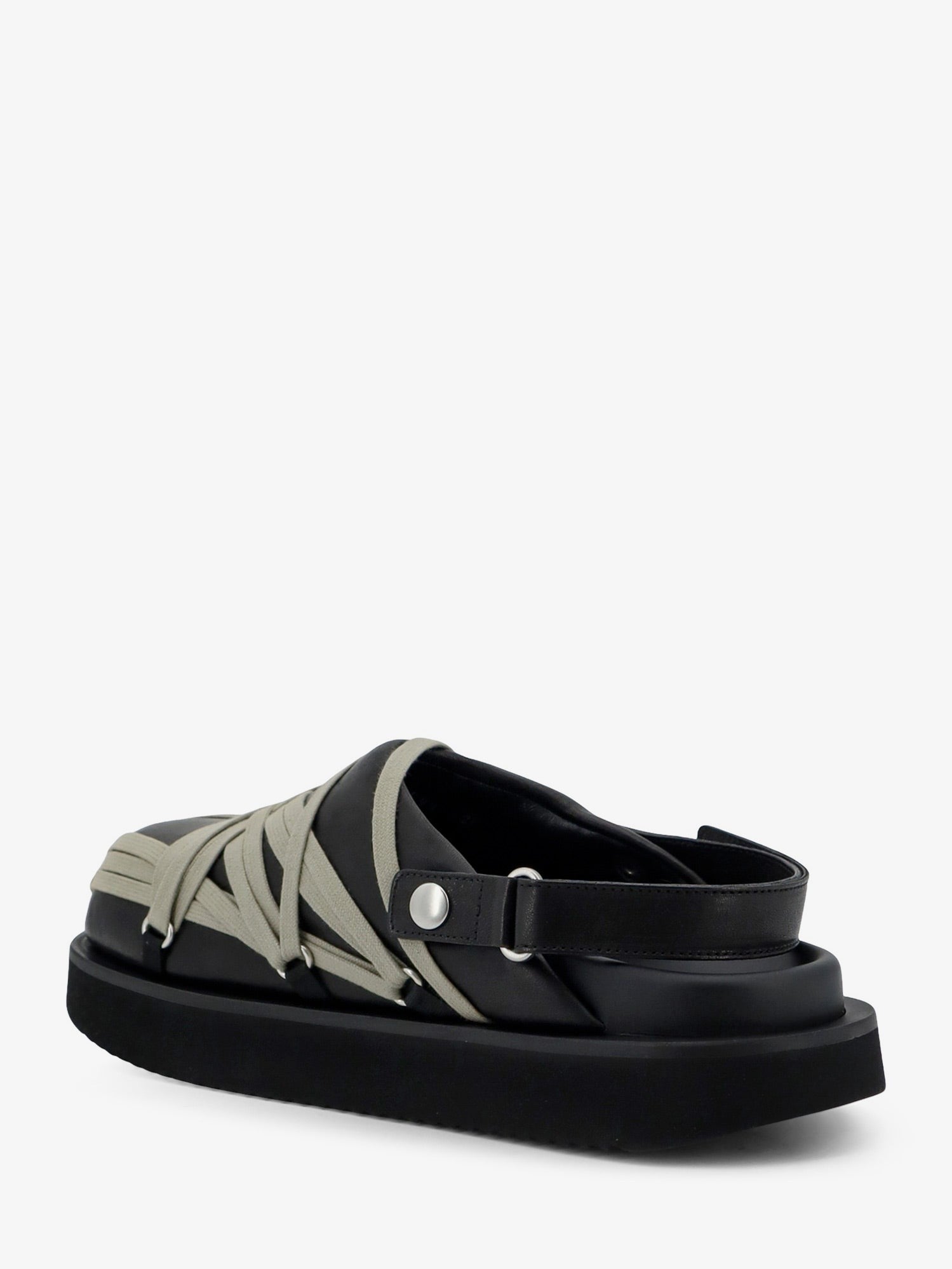 RICK OWENS - Megalace leather sandals