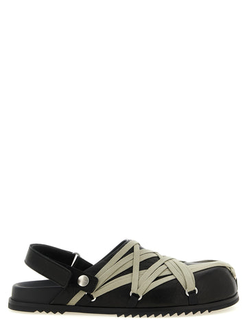 RICK OWENS - 'Megalace Mule Granola' sabots