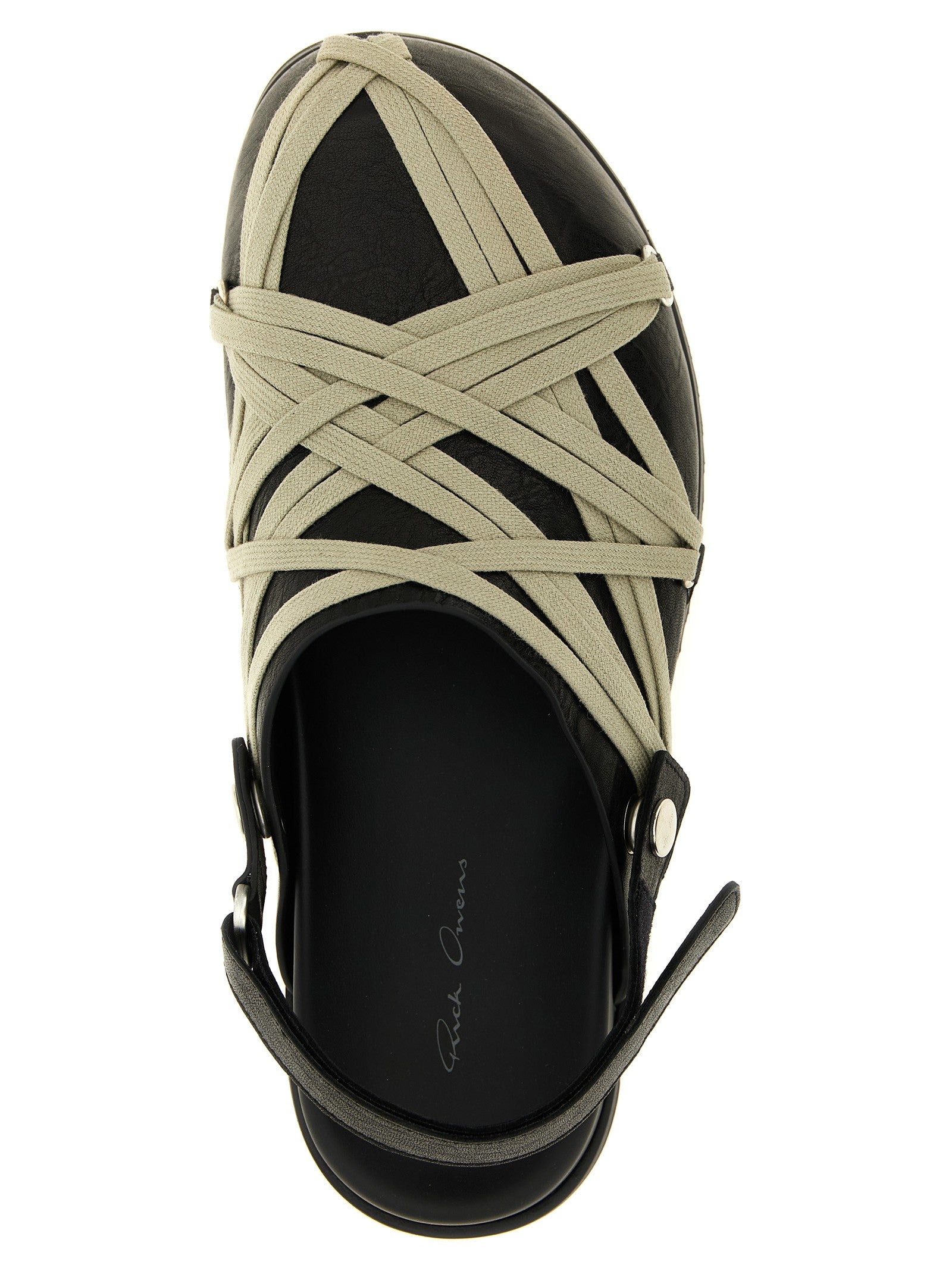 RICK OWENS - 'Megalace Mule Granola' sabots