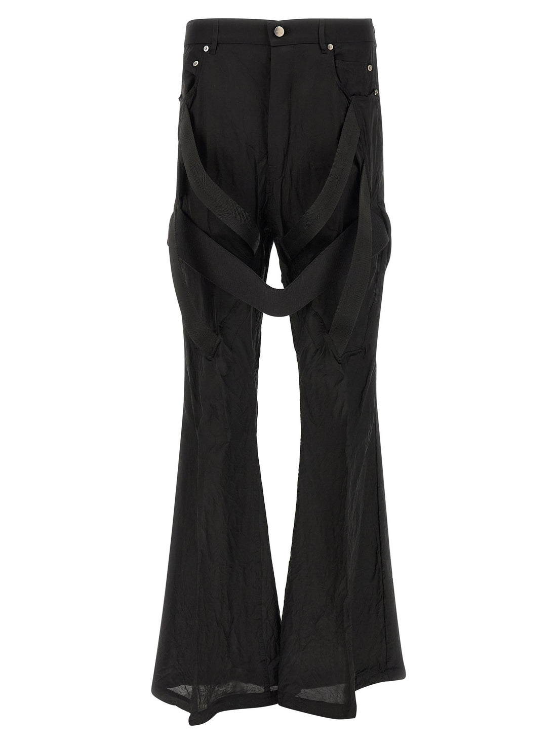RICK OWENS - 'Megastrapped Bolans' pants Black 34
