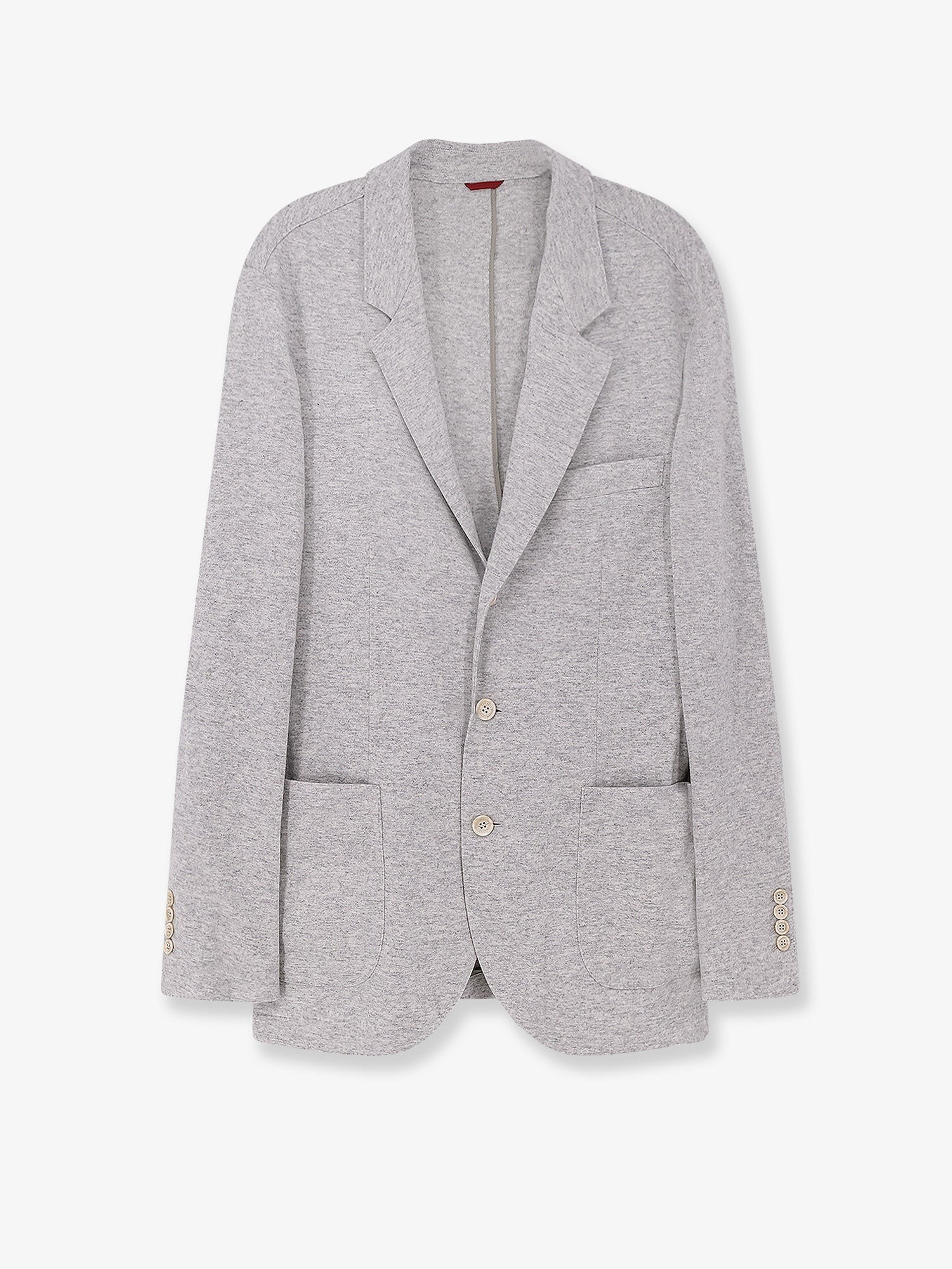 Mélange cashmere blazer