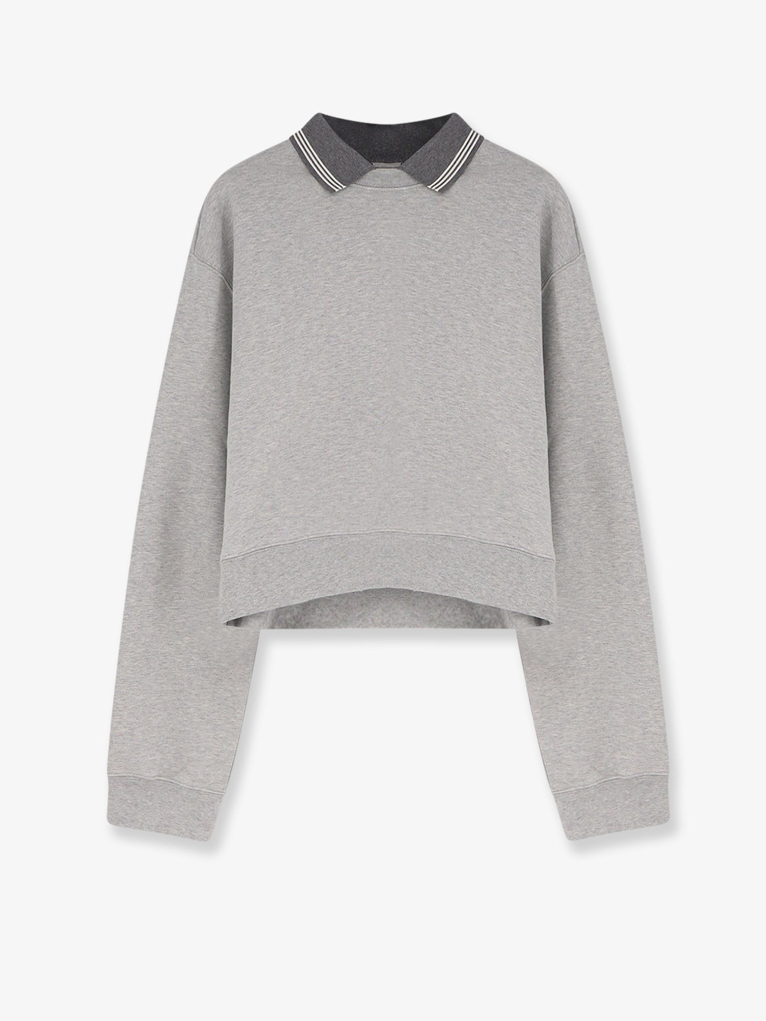 Miu Miu Mélange cotton sweatshirt