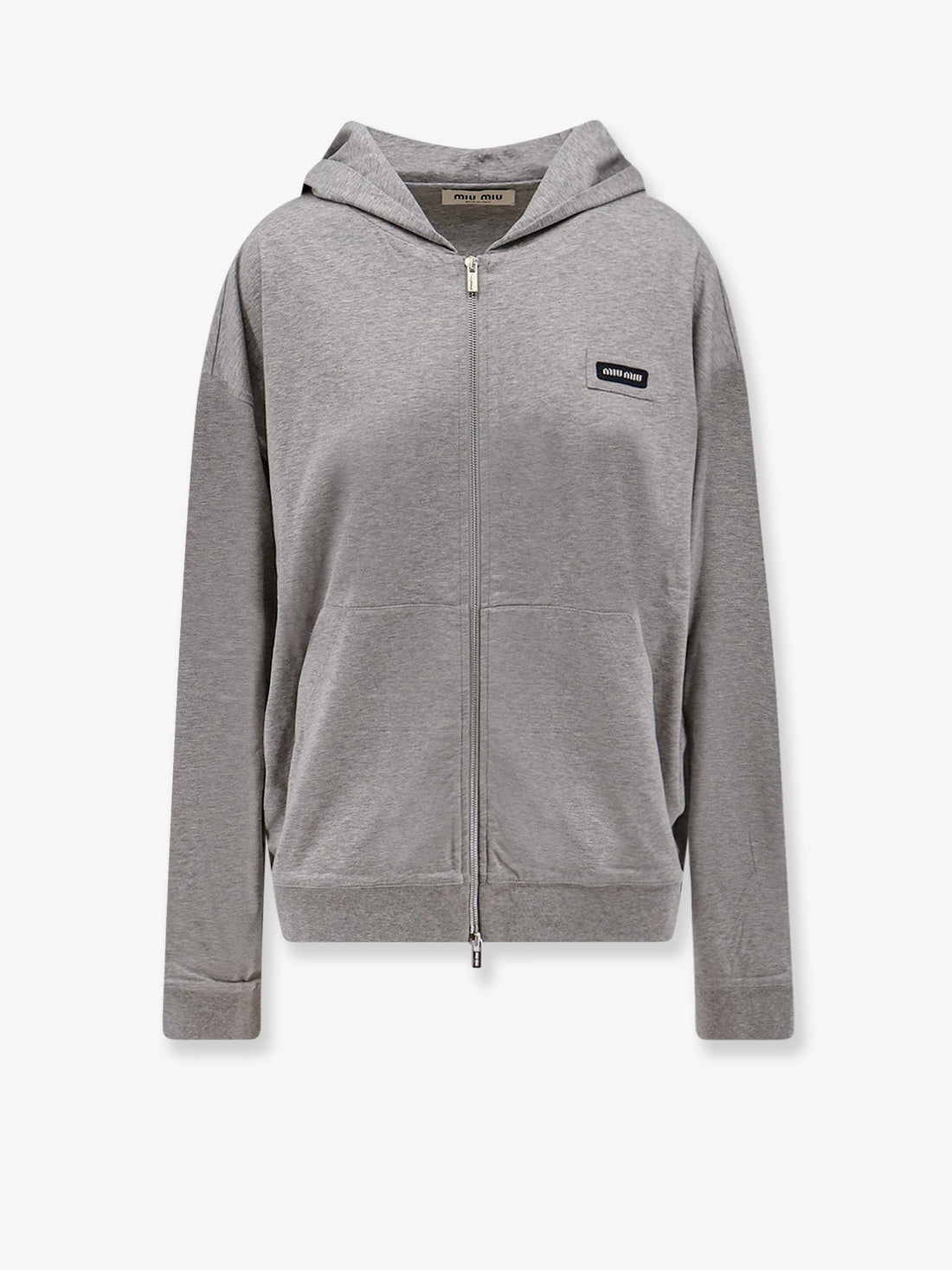 Miu Miu Mélange jersey sweatshirt
