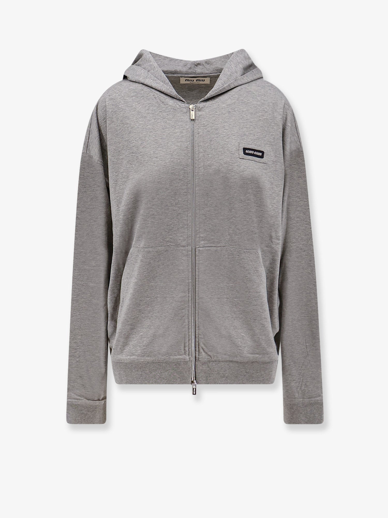 Miu Miu Mélange jersey sweatshirt