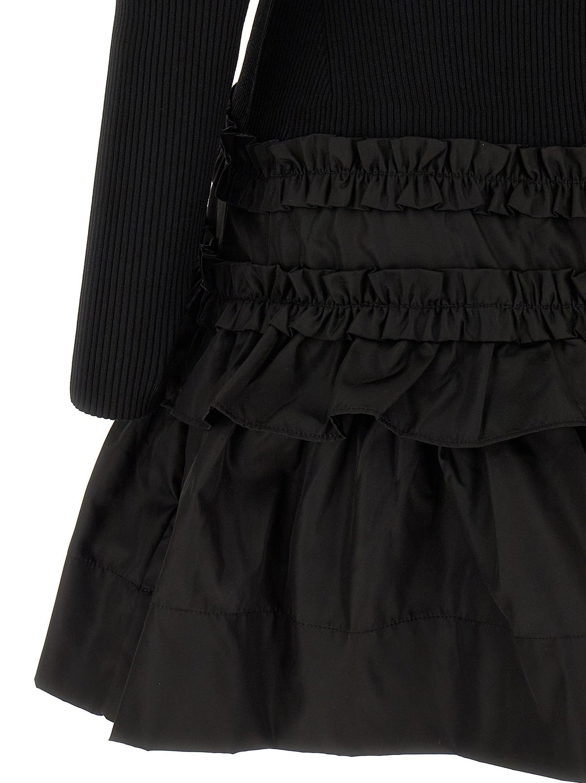 GANNI - 'Melange Rib Knit Mini' dress