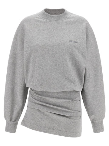 The Attico - Mélange sweatshirt dress