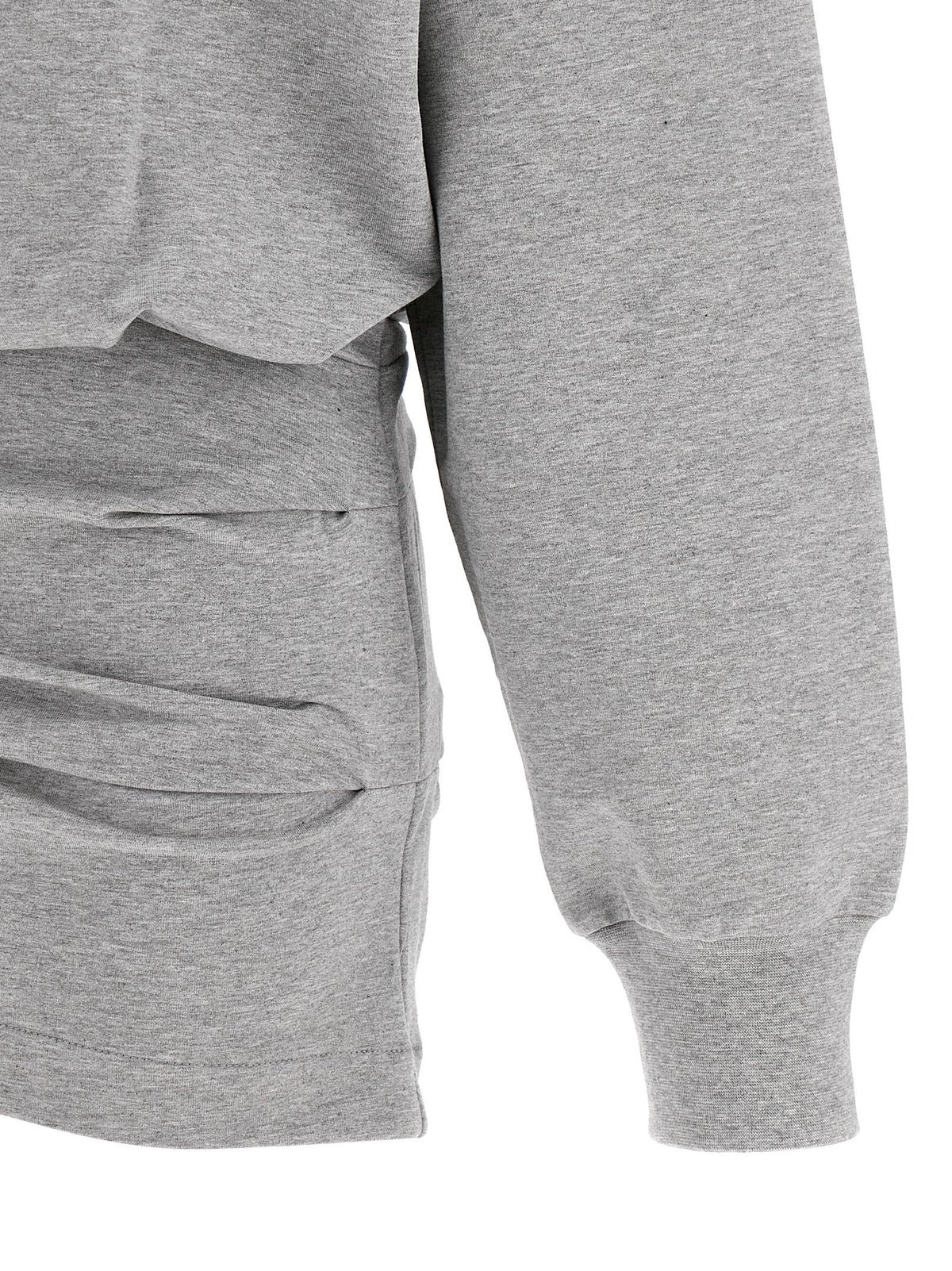 The Attico - Mélange sweatshirt dress