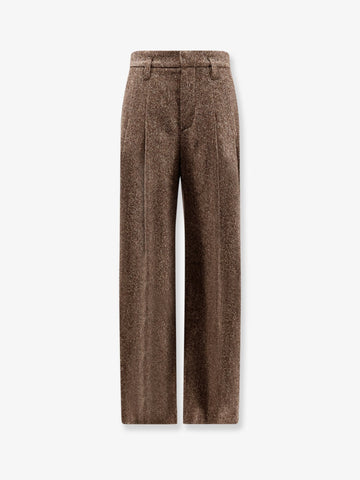 Brunello Cucinelli - Mélange wool blend trousers