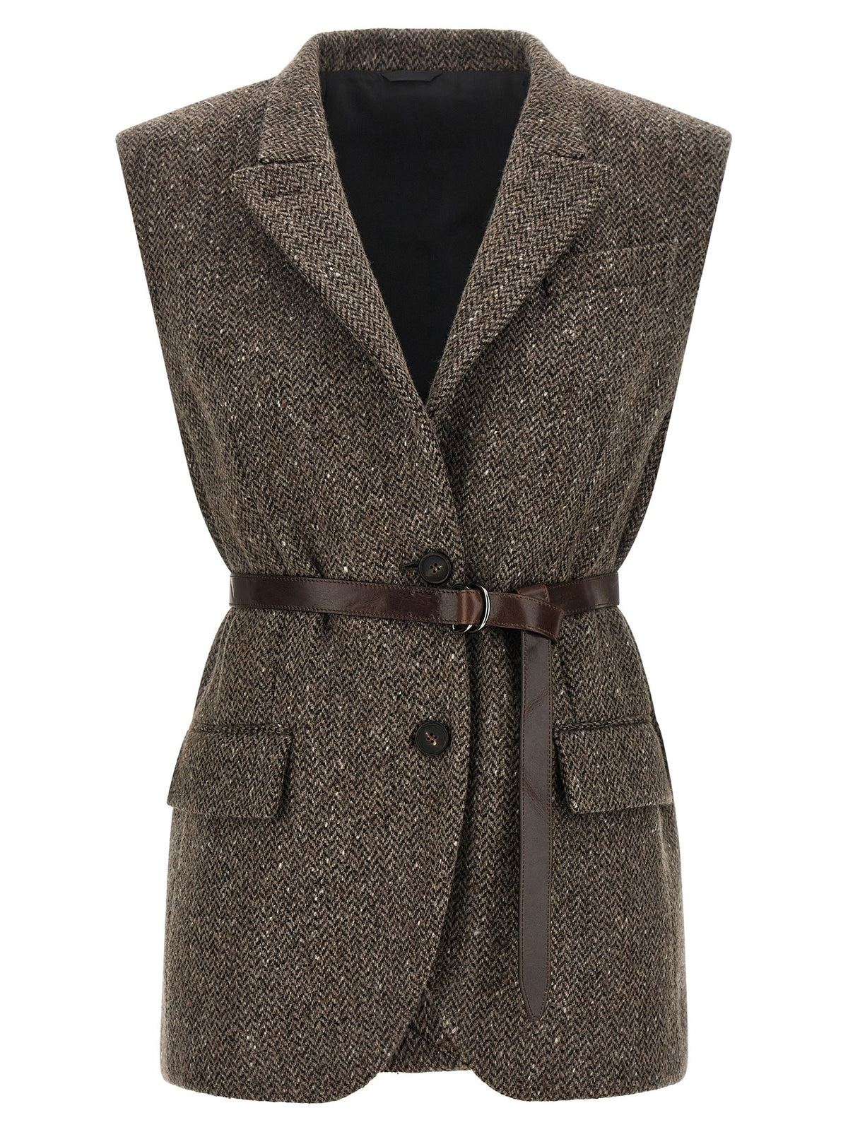 Brunello Cucinelli - Mélange wool vest