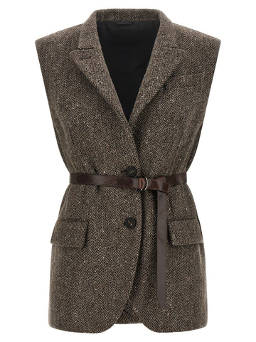 Brunello Cucinelli - Mélange wool vest