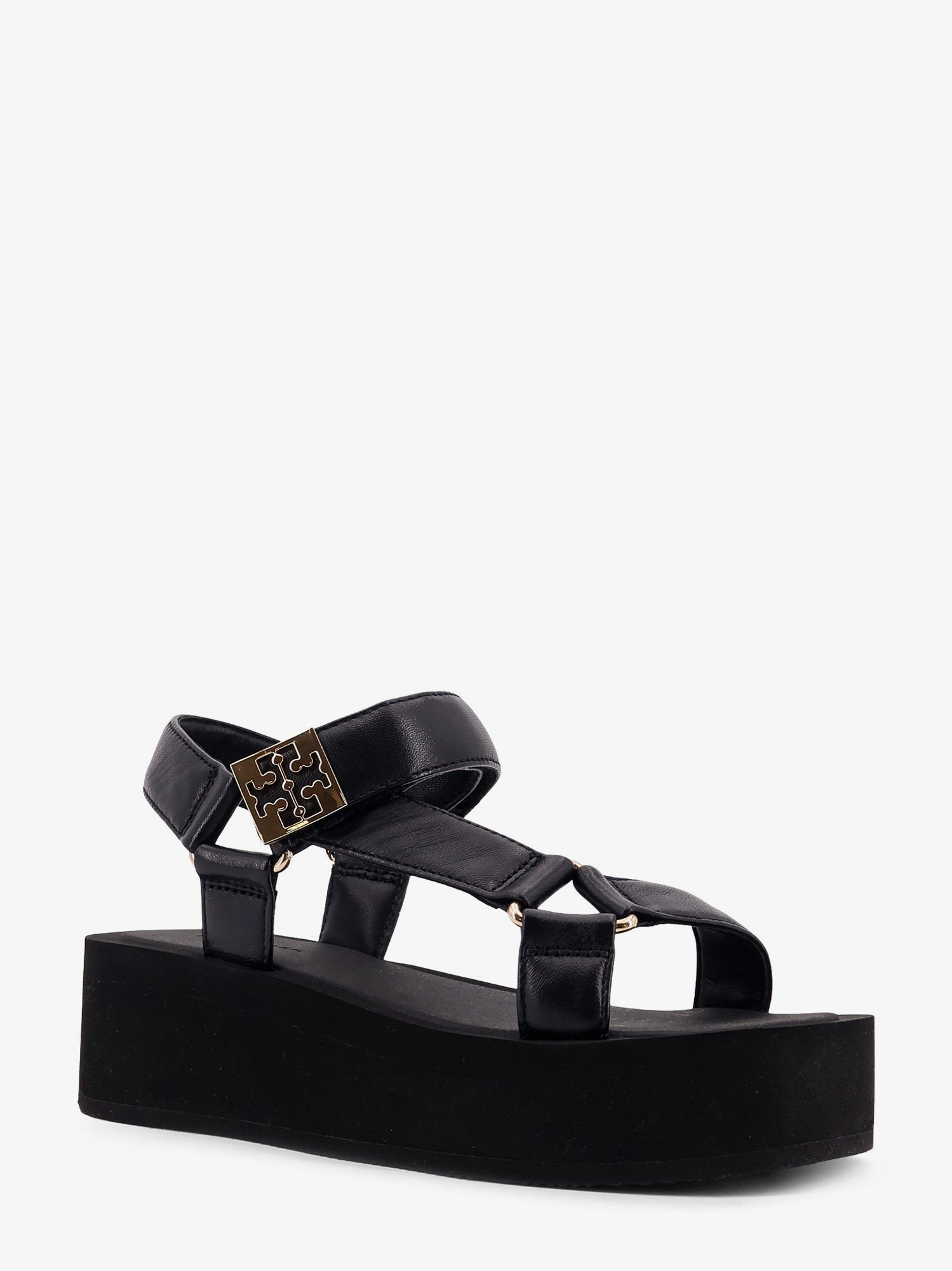 Mellow leather wedge sandals