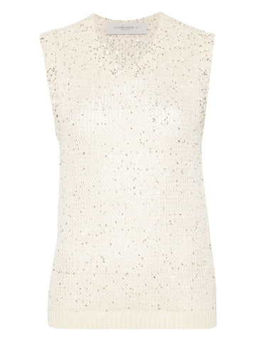 Golden Goose Golden Goose - "MELYSSA" TOP WITH SEQUINS
