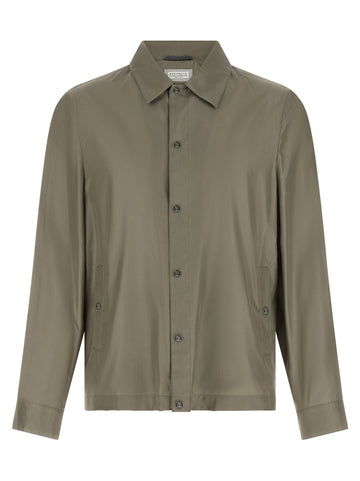 Brunello Cucinelli - Membrane silk jacket