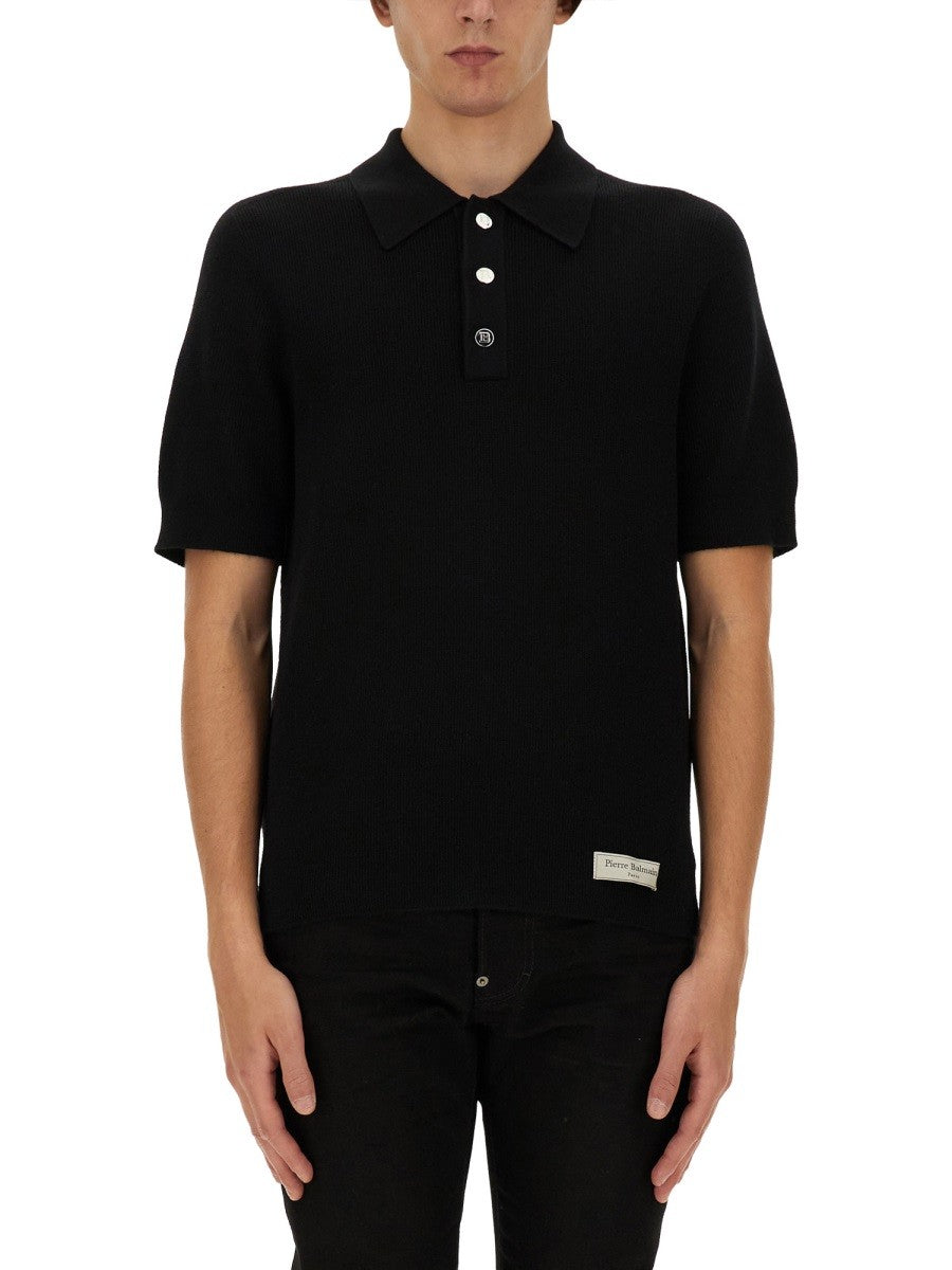MERINO WOOL POLO SHIRT