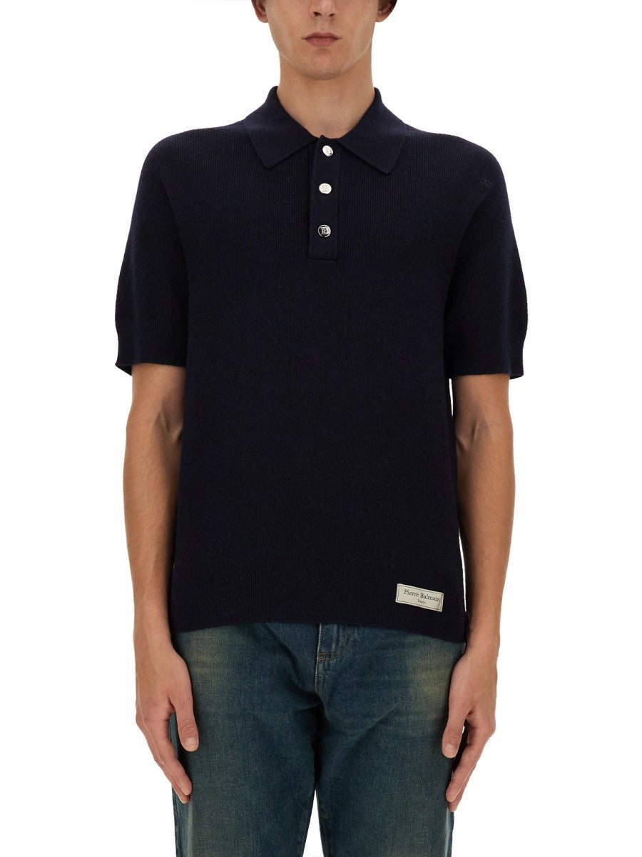 MERINO WOOL POLO SHIRT