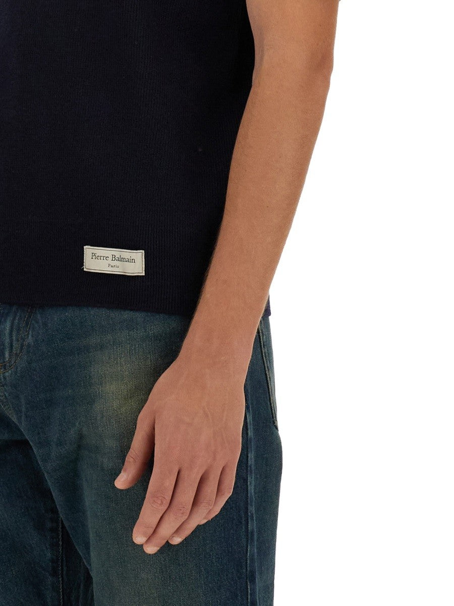 MERINO WOOL POLO SHIRT