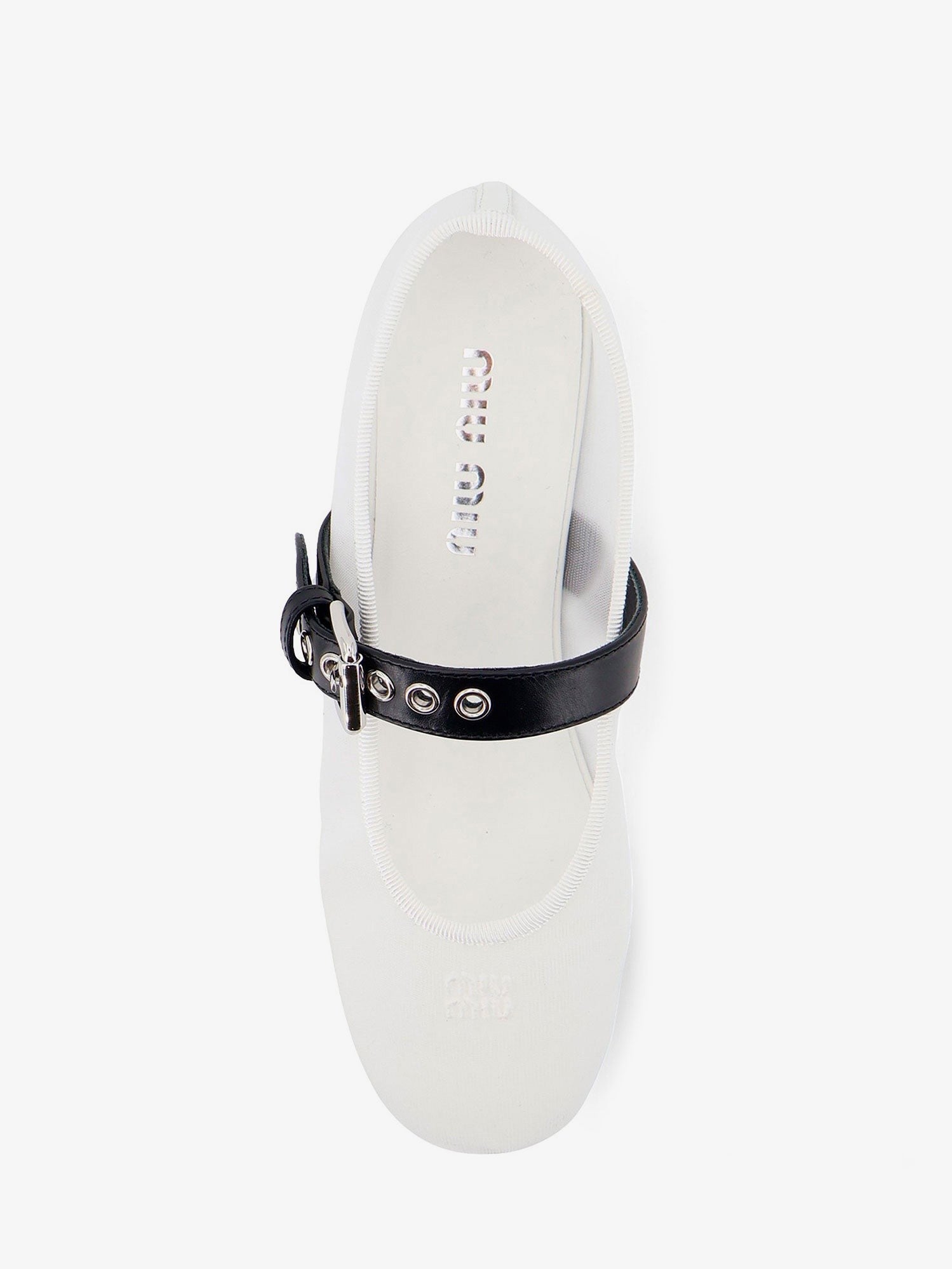 Miu Miu Miu Miu - Mesh fabric ballerinas