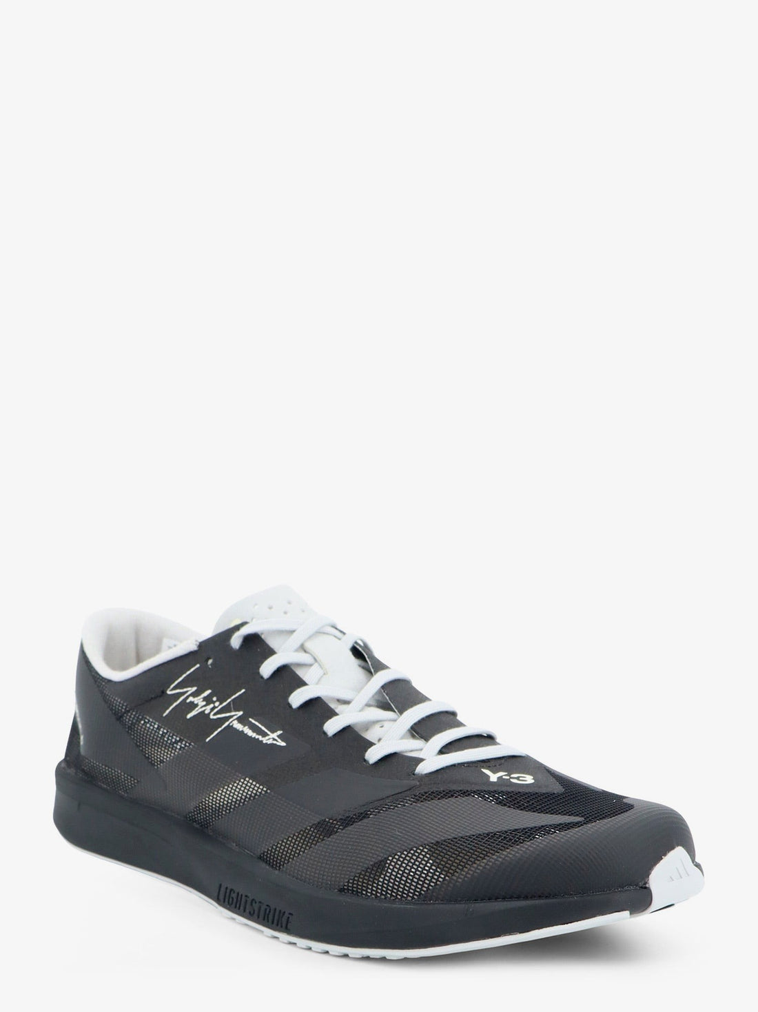 Mesh sneakers with embroidered logo on the side