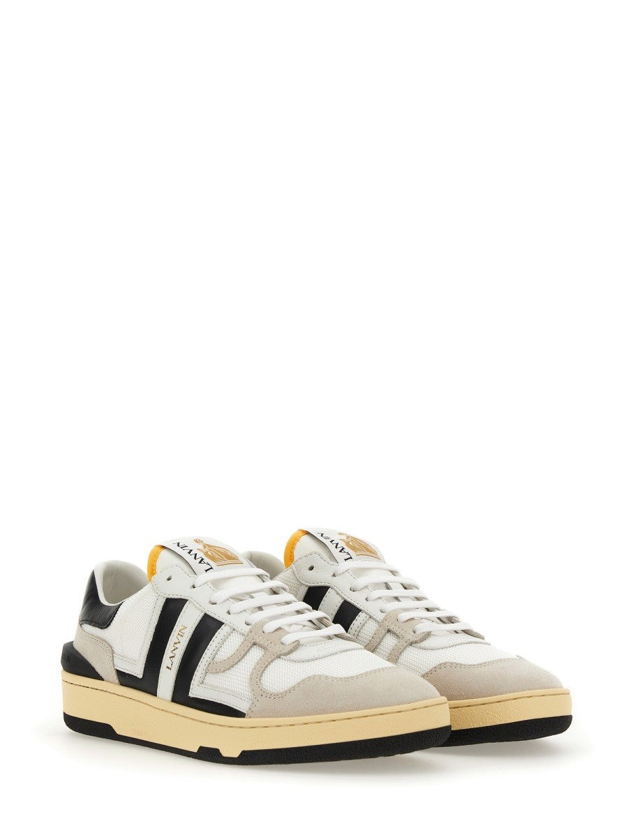 MESH, SUEDE AND NAPPA LEATHER SNEAKER