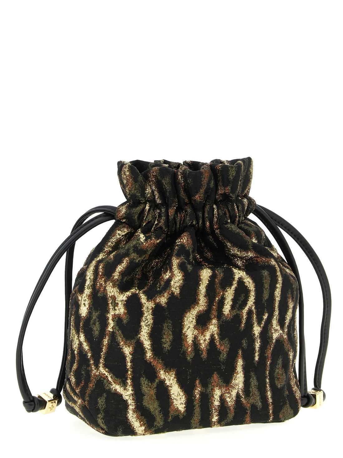 GANNI - 'Metallic Bou Bucket' pouch Brown U