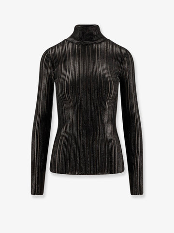 Elisabetta Franchi Elisabetta Franchi - Metallic fabric turtleneck sweater