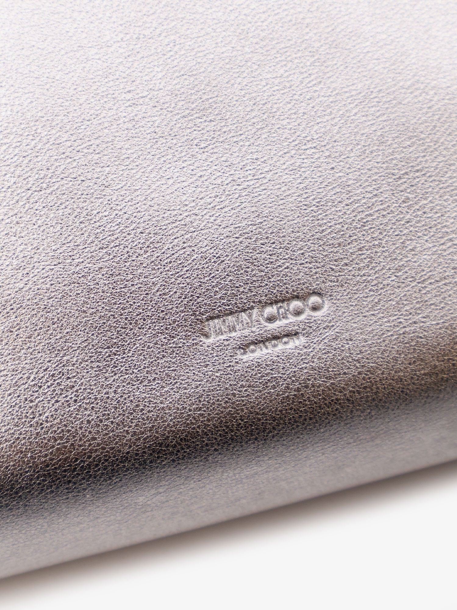 Metallic leather crossbody bag