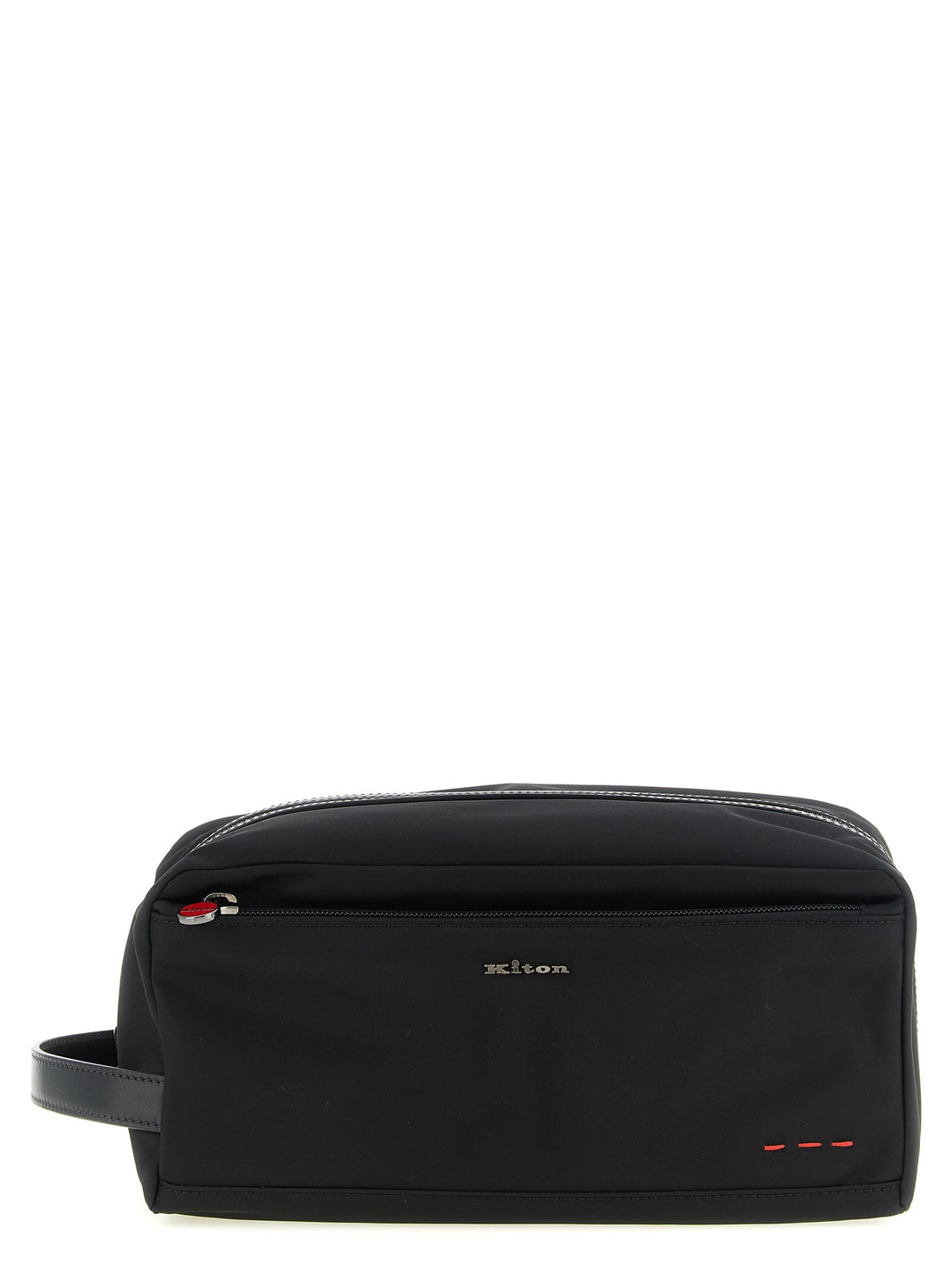 KITON - Metallic logo beauty Black U
