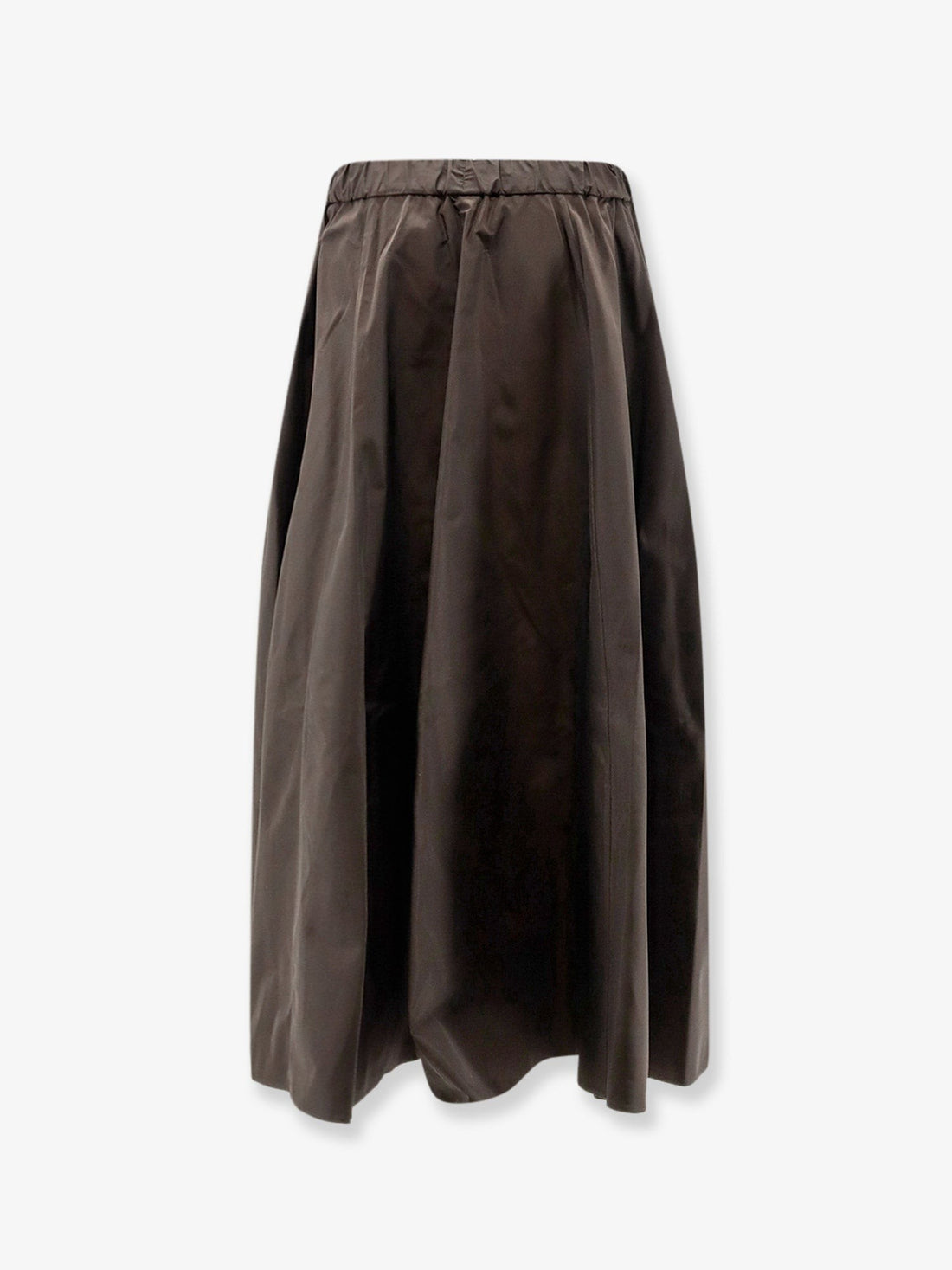 ASPESI - Mia taffeta' skirt Brown