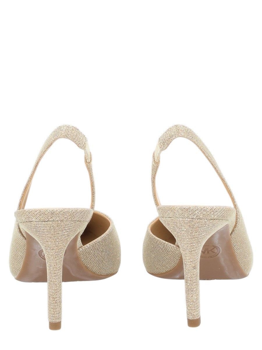 MICHAEL BY MICHAEL KORS - Alina Glitter Slingback Pumps - Gold michael-by-michael-kors-alina-glitter-slingback-pumps-gold-back-jpg