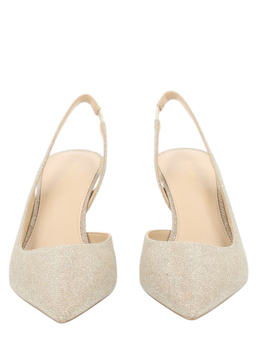 MICHAEL BY MICHAEL KORS - Alina Glitter Slingback Pumps - Gold michael-by-michael-kors-alina-glitter-slingback-pumps-gold-front-jpg
