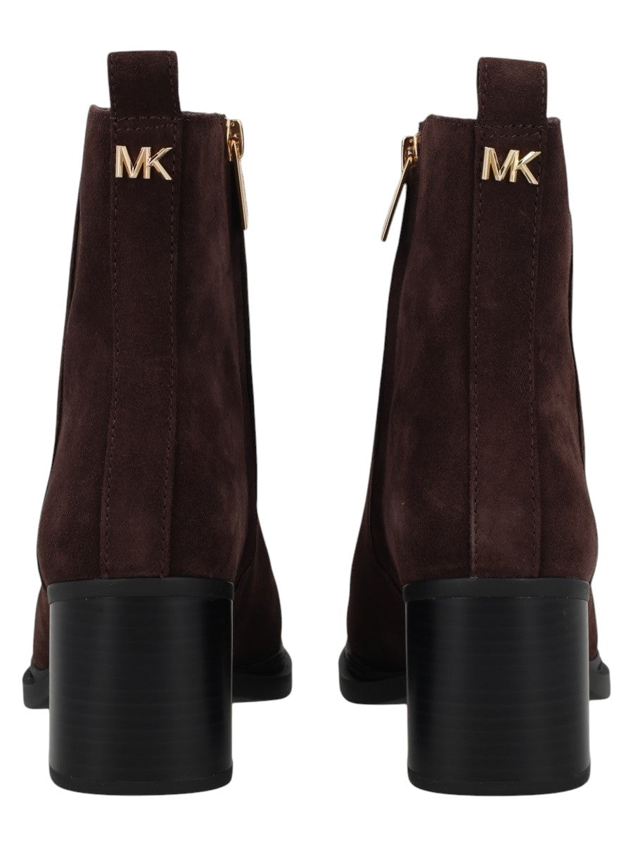 MICHAEL BY MICHAEL KORS - STIVALE "LEX" michael-by-michael-kors-lex-suede-ankle-boots-chocolate-back-jpg