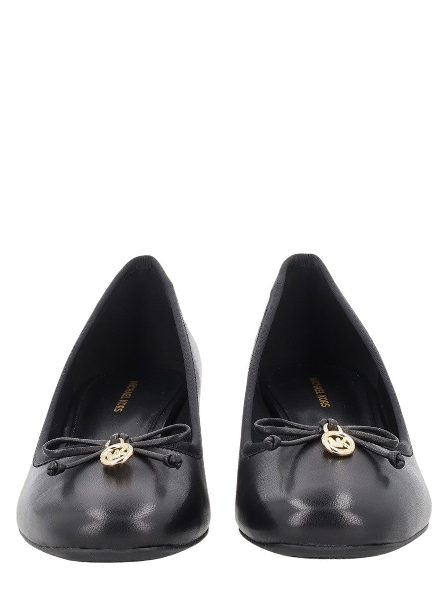MICHAEL BY MICHAEL KORS - Piper Flex Leather Pumps - Black michael-by-michael-kors-piper-flex-leather-pumps-black-front-jpg