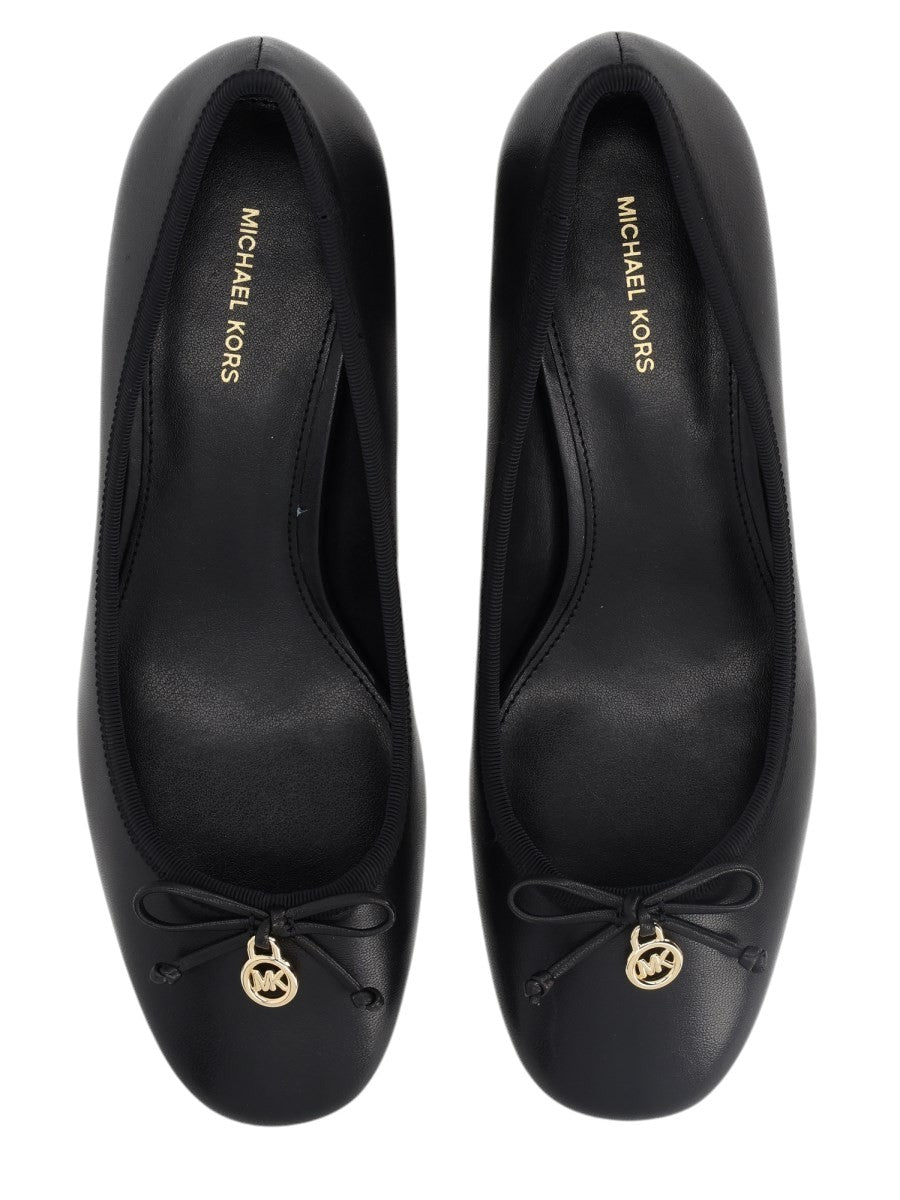 MICHAEL BY MICHAEL KORS - Piper Flex Leather Pumps - Black michael-by-michael-kors-piper-flex-leather-pumps-black-top-jpg