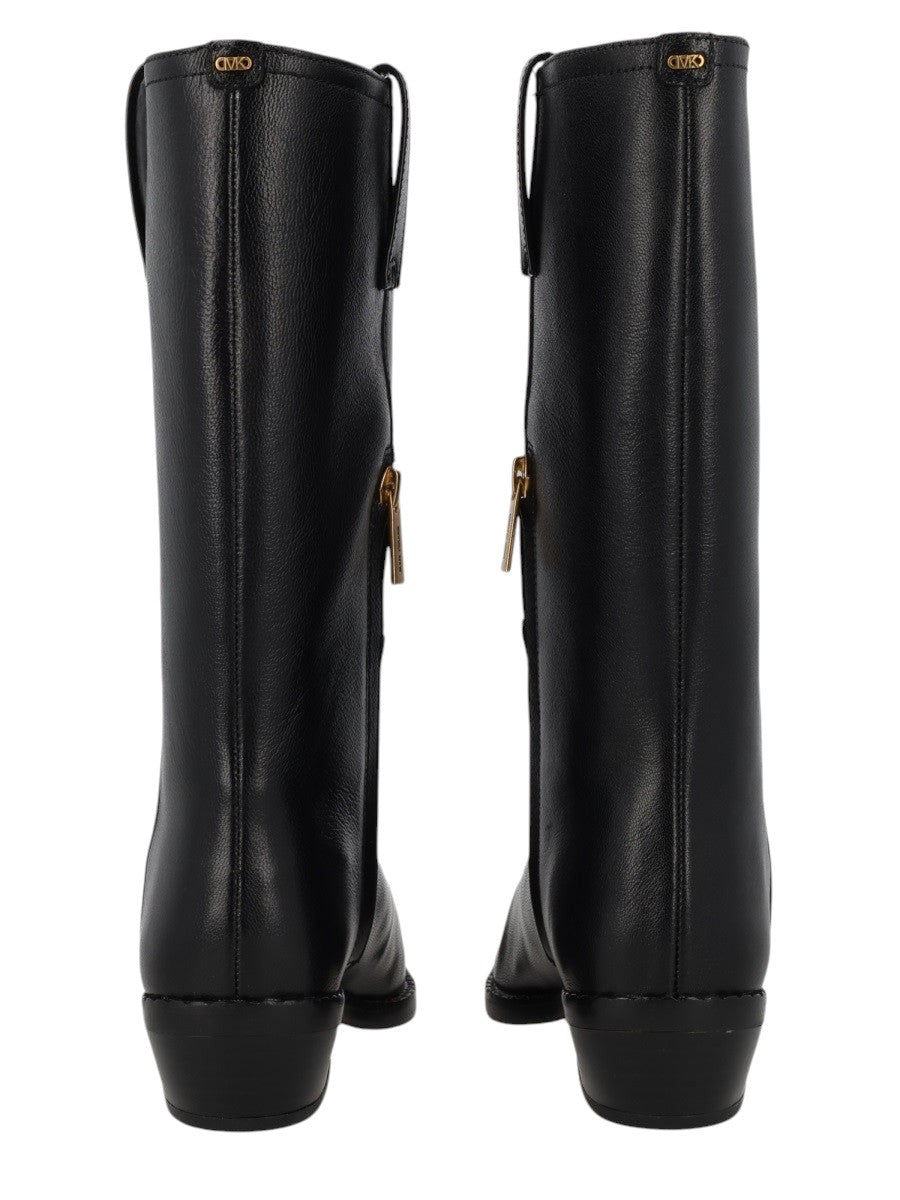 MICHAEL BY MICHAEL KORS - STIVALE "FARREN" michael-kors-farren-leather-mid-calf-boots-black-back-jpg