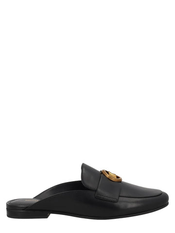 MICHAEL BY MICHAEL KORS - SABOT "MCKENZIE" IN PELLE michael-kors-mckenzie-leather-mules-black-side-jpg
