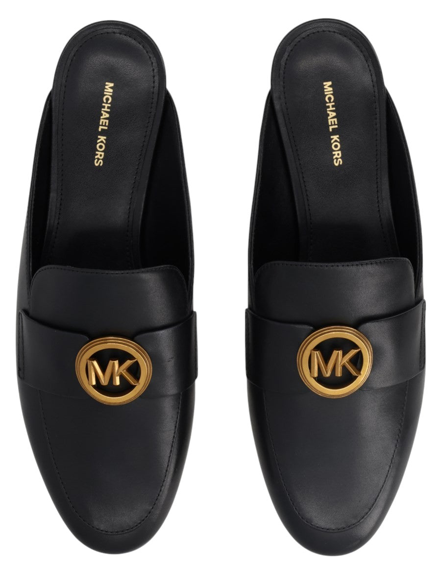MICHAEL BY MICHAEL KORS - SABOT "MCKENZIE" IN PELLE michael-kors-mckenzie-leather-mules-black-top-jpg