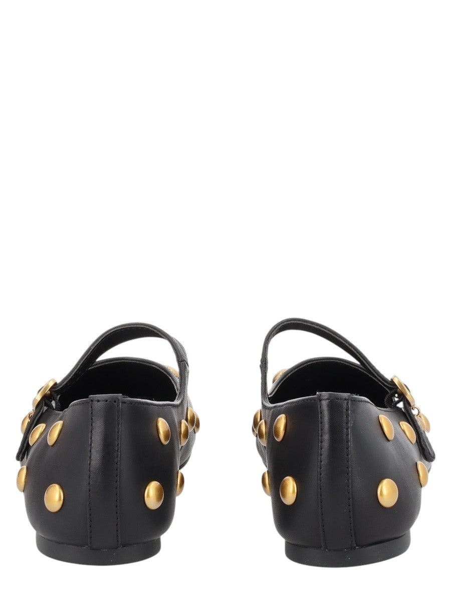 MICHAEL BY MICHAEL KORS - BALLERINA "NELLIE FLEX" michael-kors-nellie-flex-studded-leather-ballet-flats-black-back-jpg