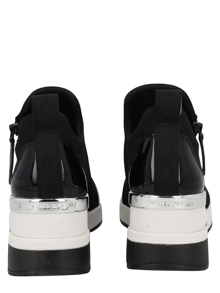 MICHAEL BY MICHAEL KORS - SNEAKER "WILLIS" michael-kors-willis-stretch-knit-trainers-black-back-jpg
