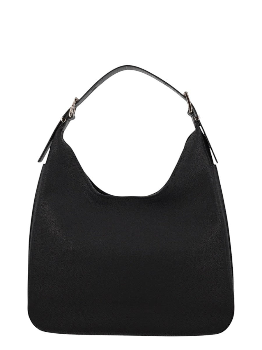 MICHAEL BY MICHAEL KORS - BORSA HOBO "NOLITA" LARGE michael-michael-kors-nolita-large-hobo-bag-black-front-jpg