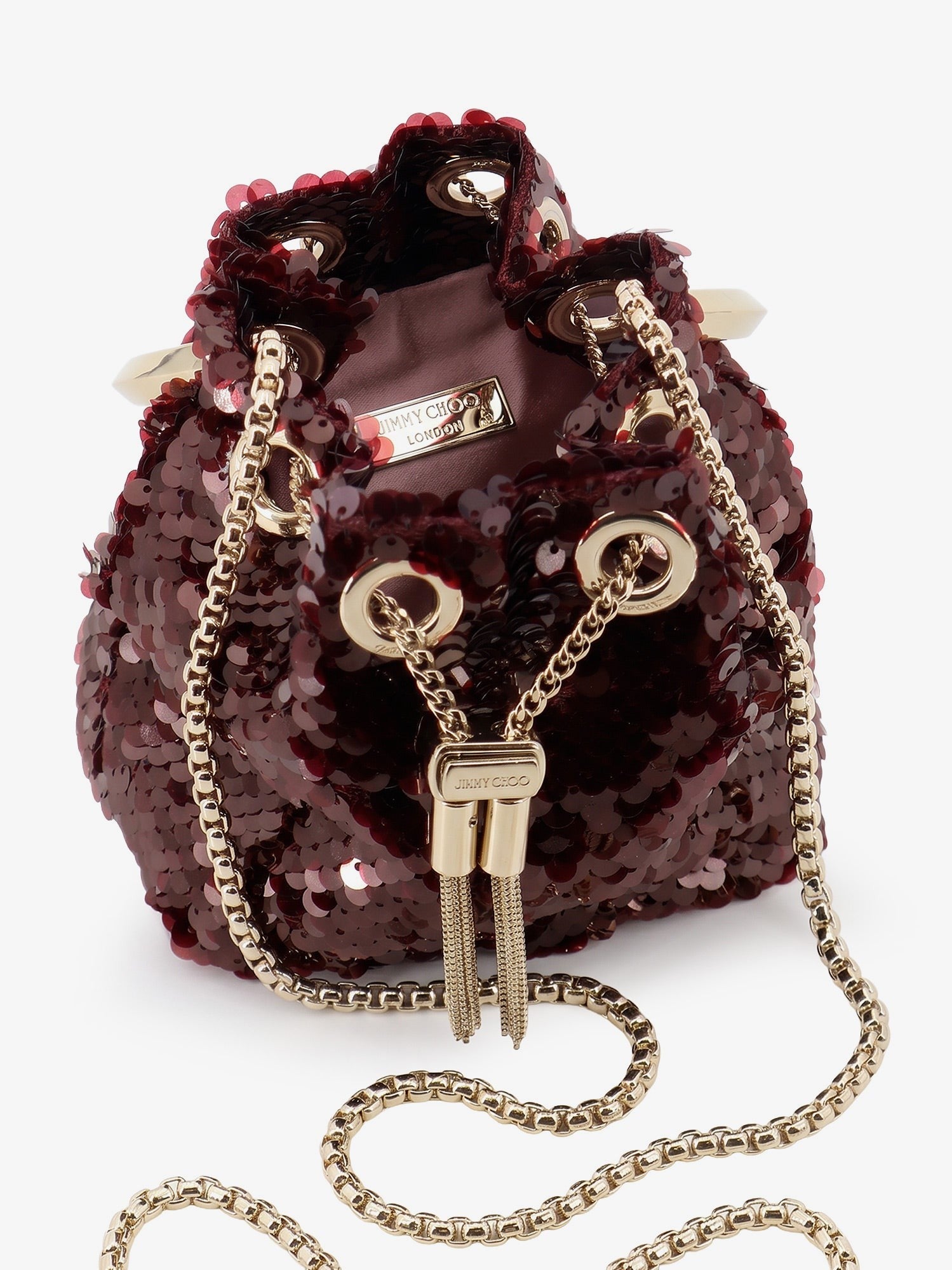 Jimmy Choo - Micro BonBon crossbody bag with all-over sequins