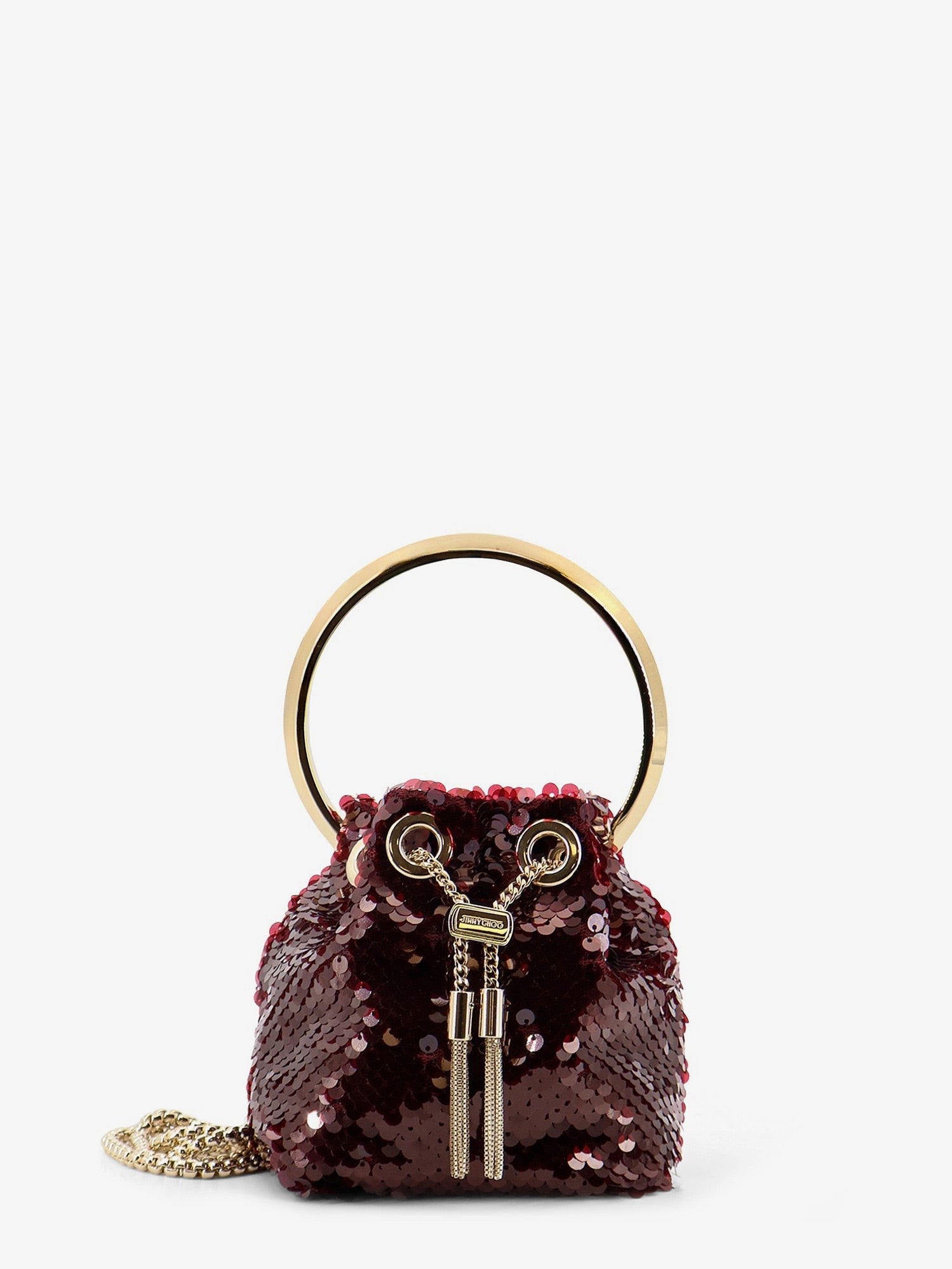 Jimmy Choo - Micro BonBon crossbody bag with all-over sequins