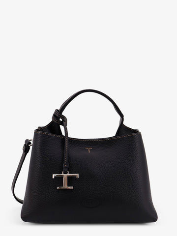 TOD'S - Micro leather crossbody bag with iconic stitching on the front