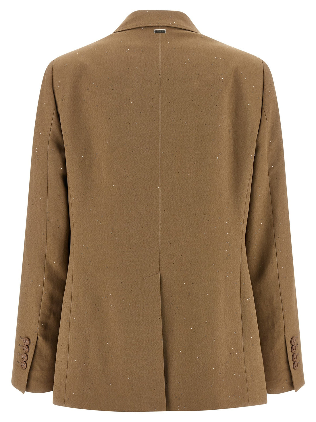 Herno - Micro sequin blazer beige