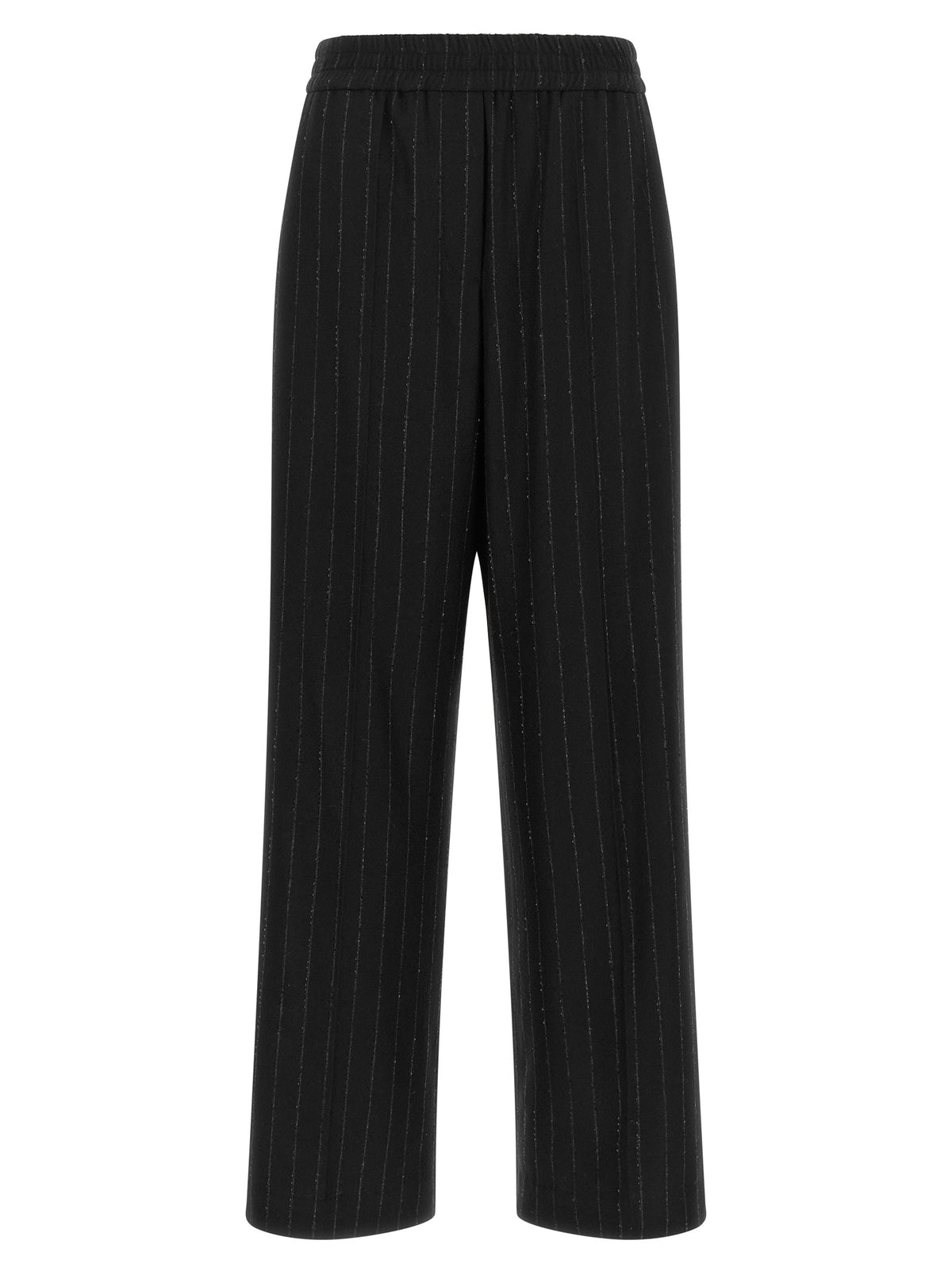 Brunello Cucinelli - Micro sequin pinstripe pants Blue 40 IT