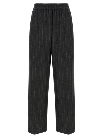 Brunello Cucinelli - Micro sequin pinstripe pants