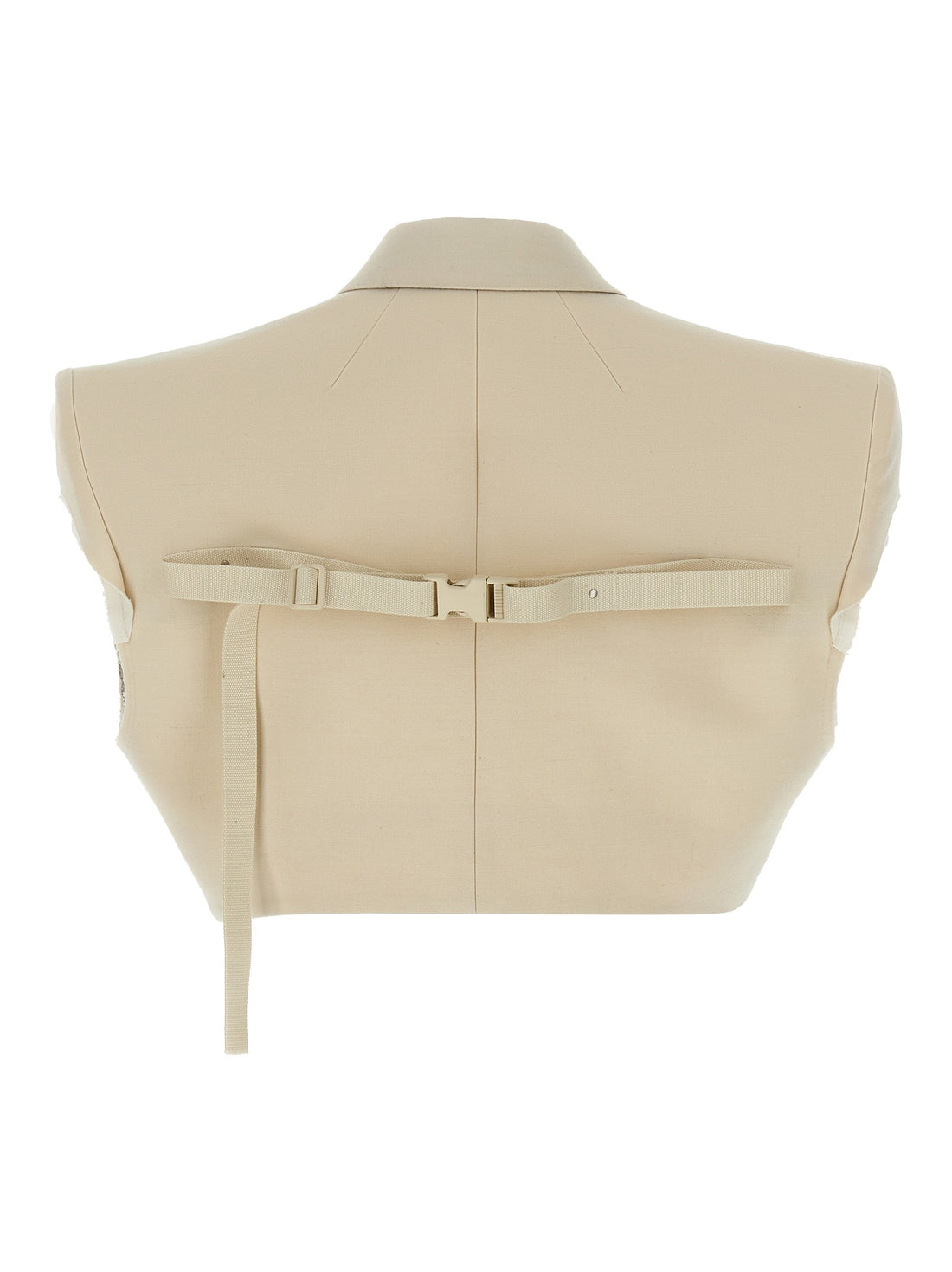 RICK OWENS - 'Micro tatlin' vest beige 38 IT