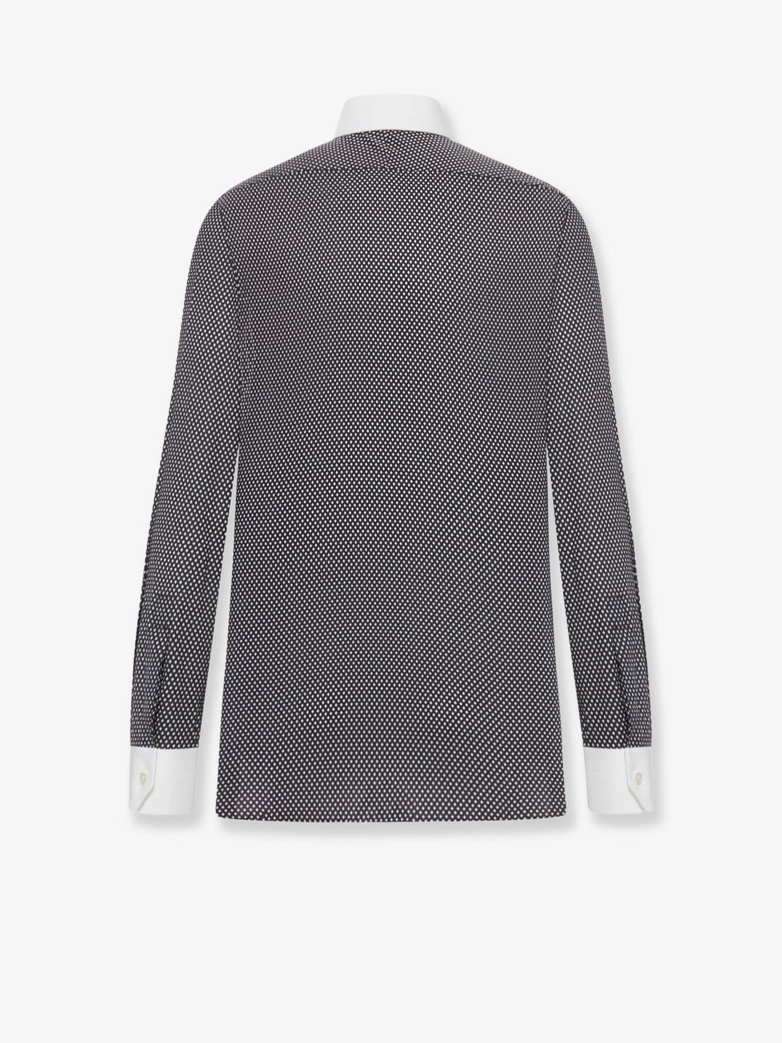 Microfantasy cotton shirt