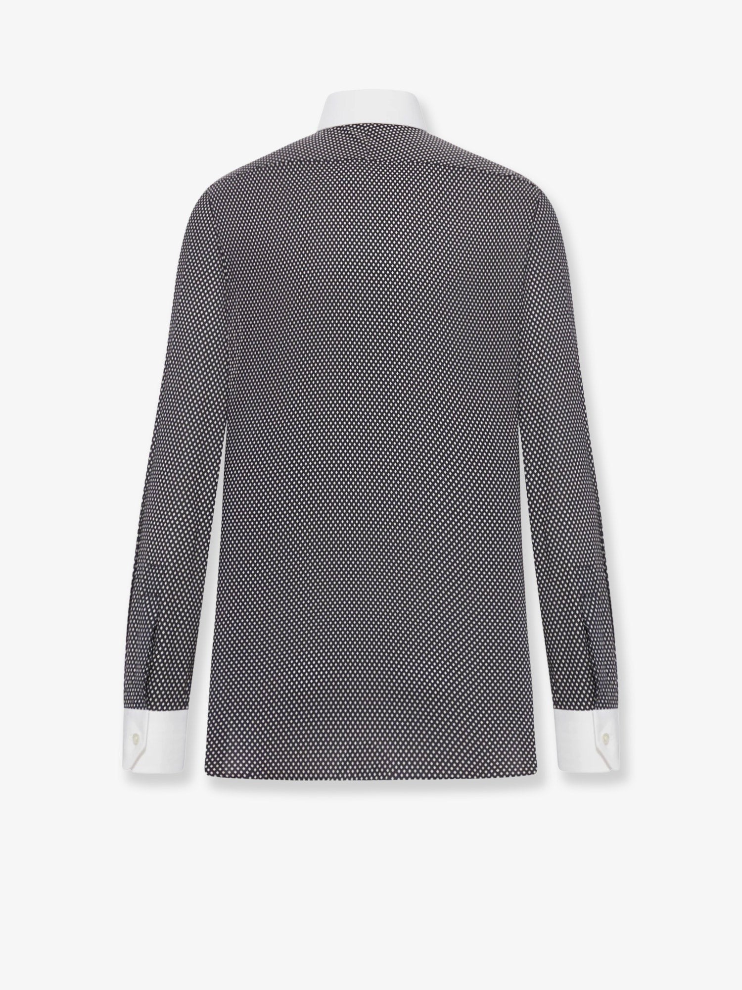 Microfantasy cotton shirt