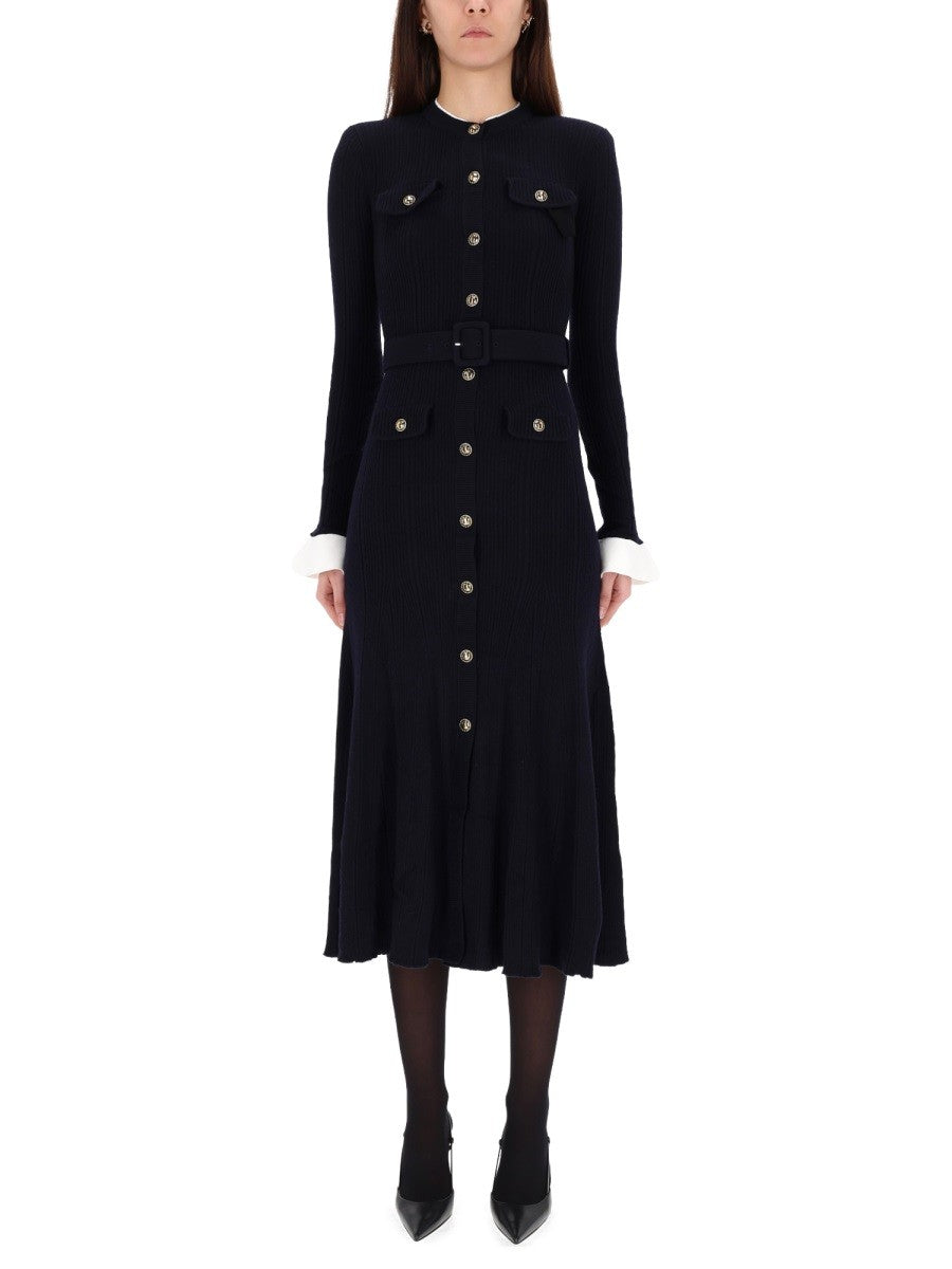 MIDI DRESS WITH BELT